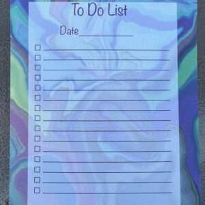 a to do list on a piece of paper