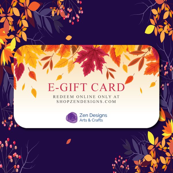 Zen Designs Arts & Crafts Fall Gift Card